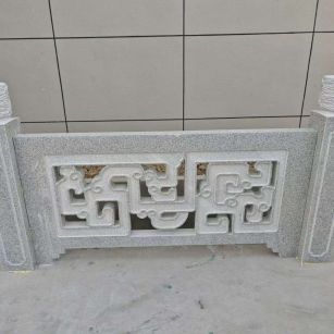 哈密芝麻白河道栏杆 桥栏杆
