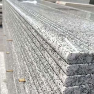 哈密芝麻白楼梯踏步 花岗岩楼梯板材
