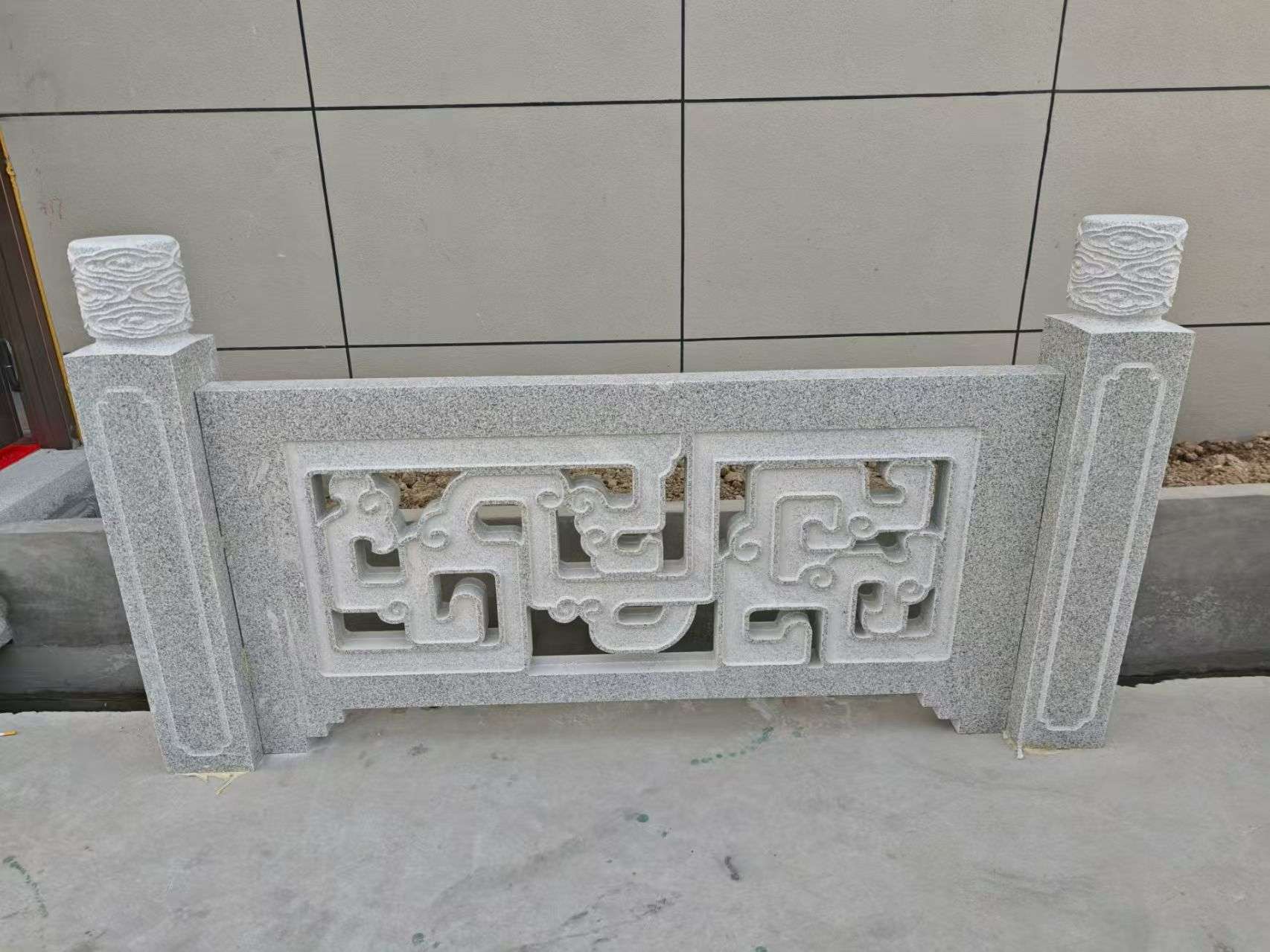 哈密芝麻白河道栏杆 桥栏杆