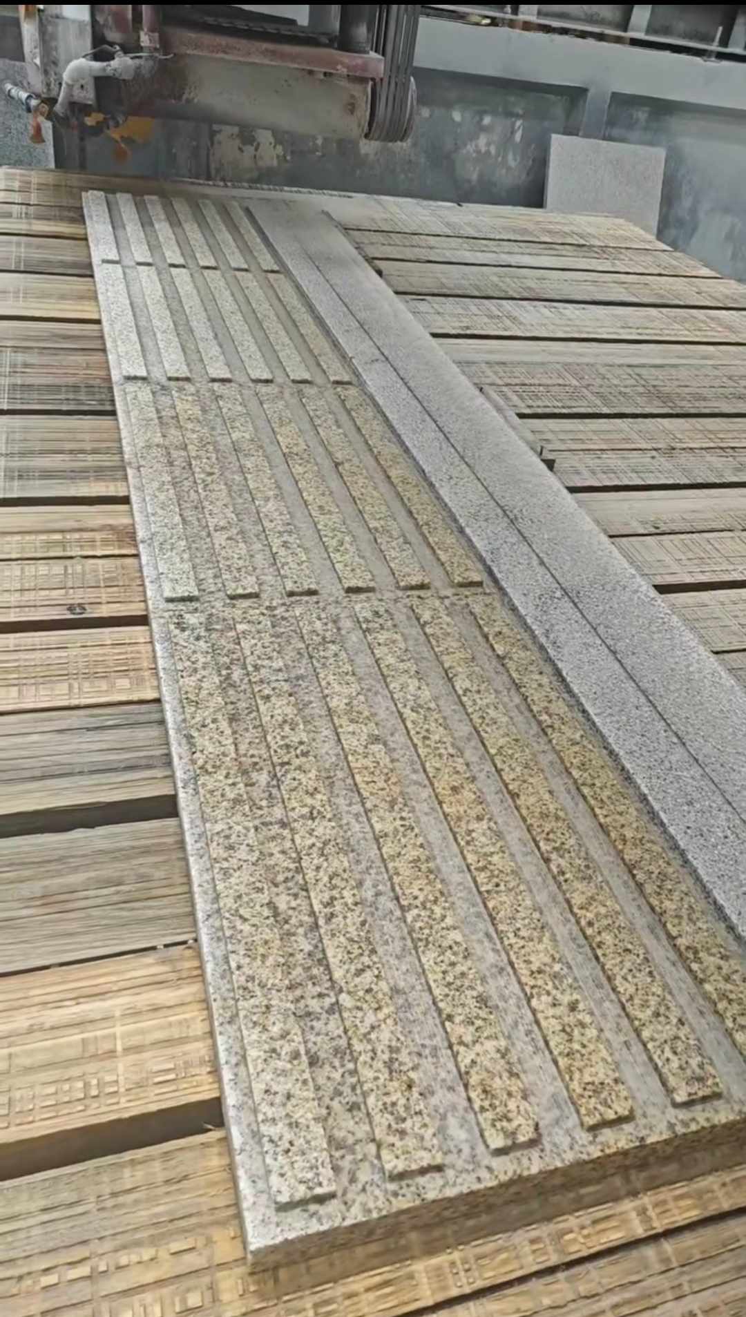 哈密黄金麻盲道石 盲条